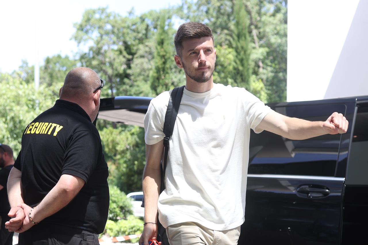 Rijeka: Okupljanje hrvatske nogometne reprezentacije uoči početka kvalifikacija za Europsko prvenstvo