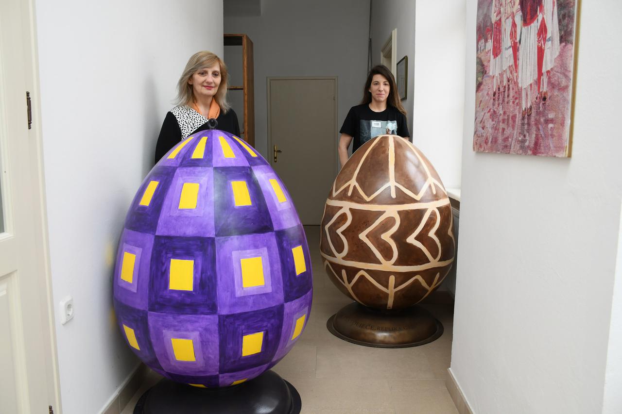 Kustosice odgođene izložbe "Pisanicom do Uskrsa" Marijana Dragičević i Silvija Sitta