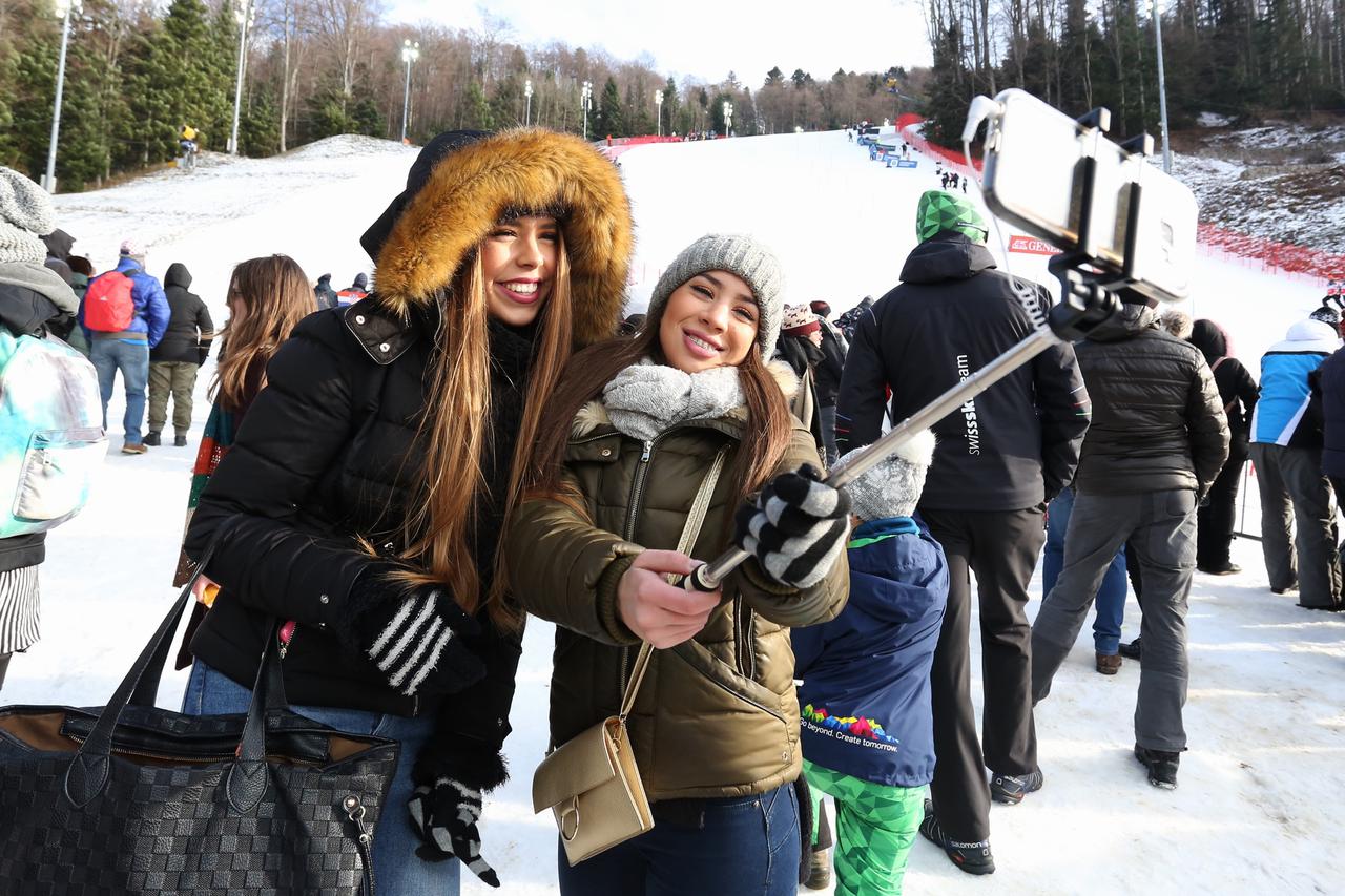 Navijači na Sljemenu