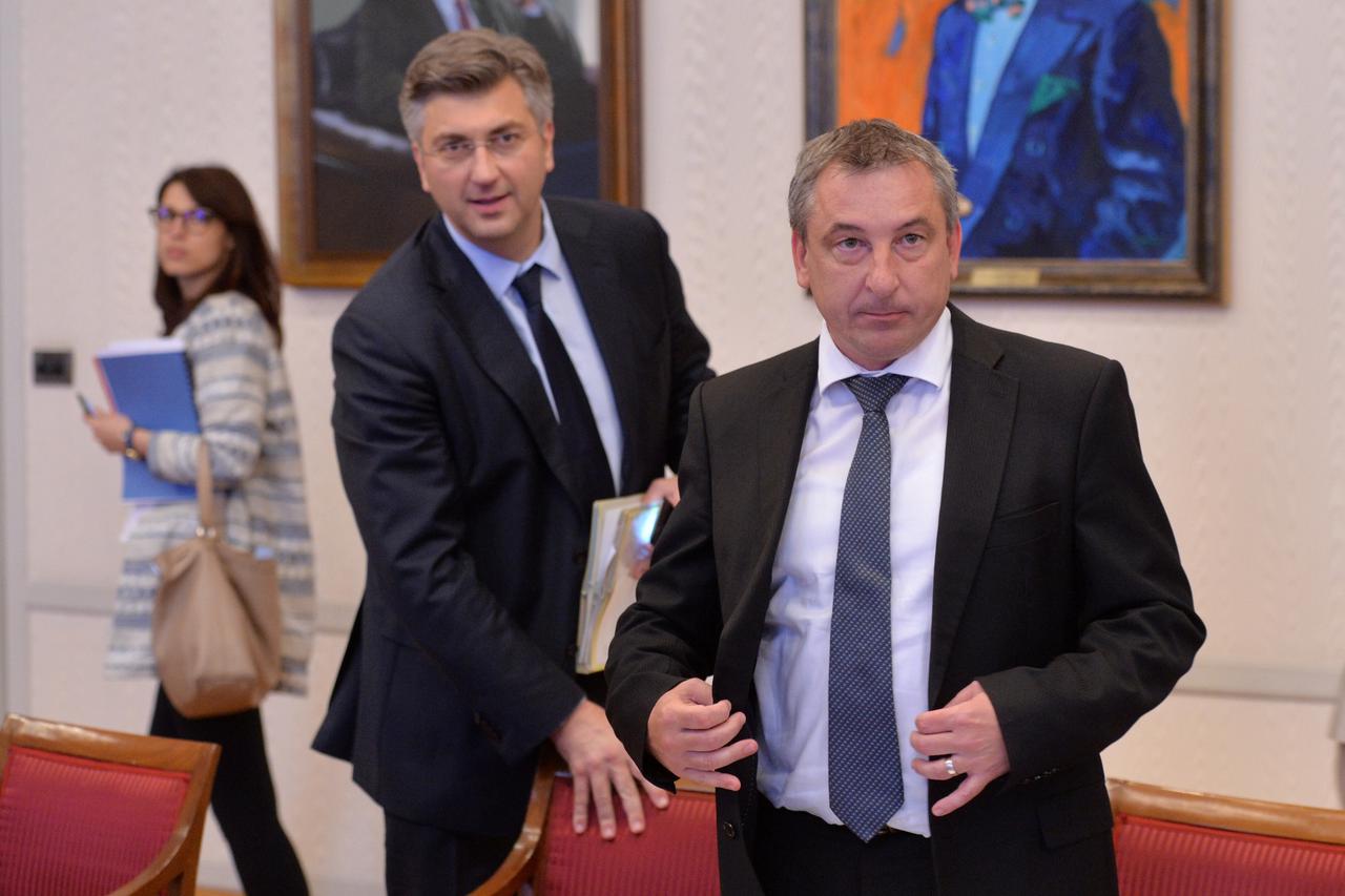 Andrej Plenković i Predrag Štromar