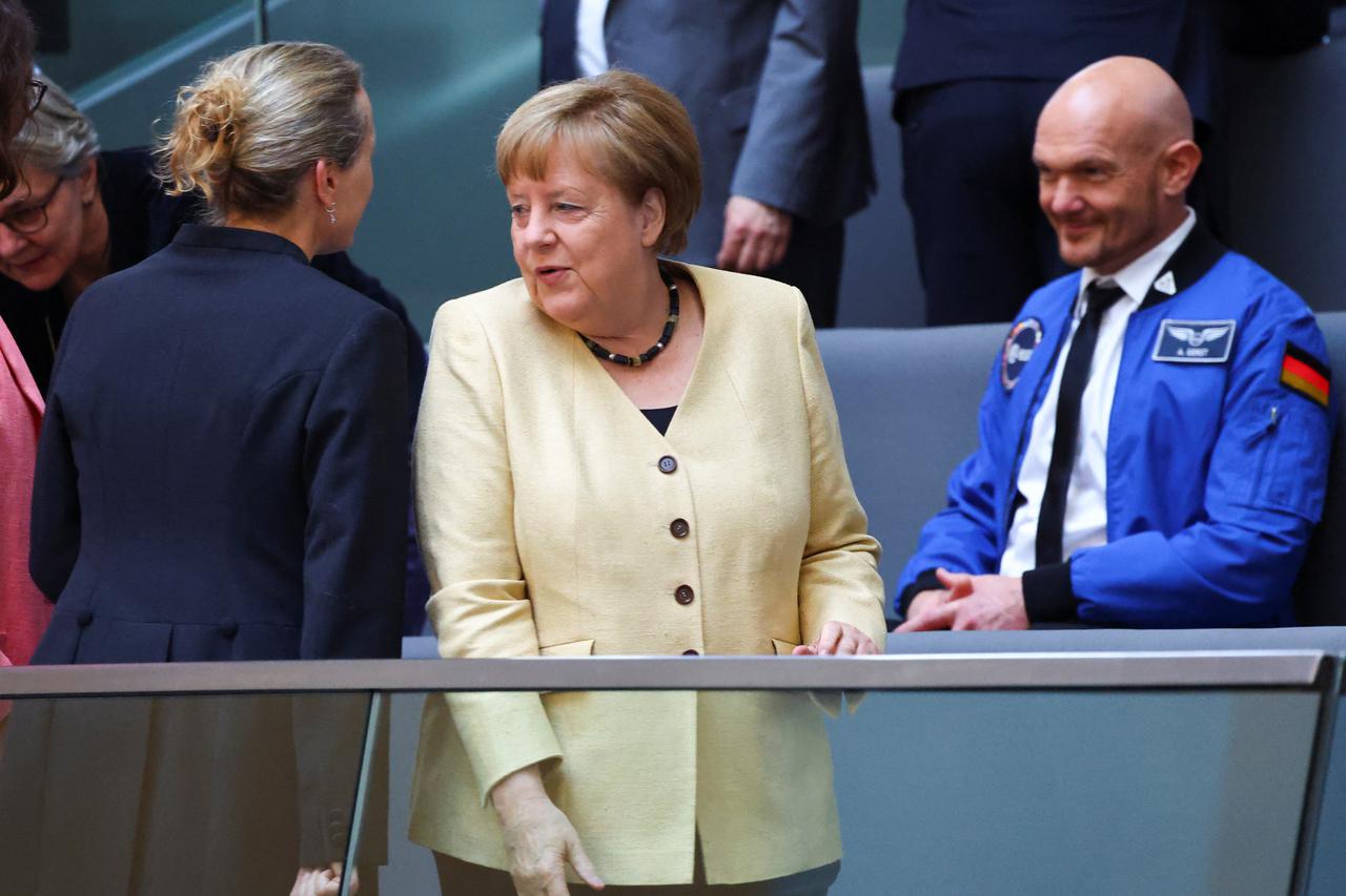 Election of a new German Chancellor, in Berlin