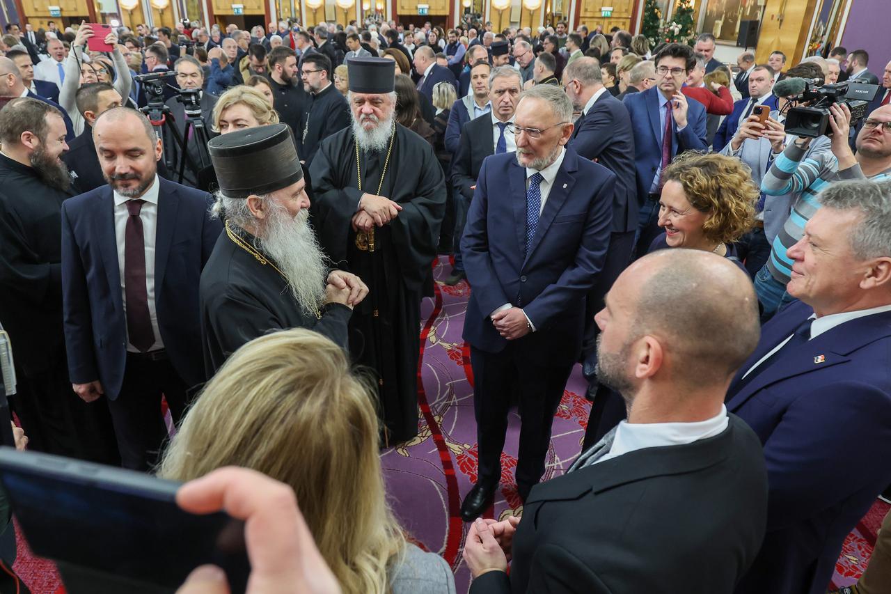 Zagreb: Primanje u prigodi pravoslavnog Božića priredilo je Srpsko narodno vijeće
