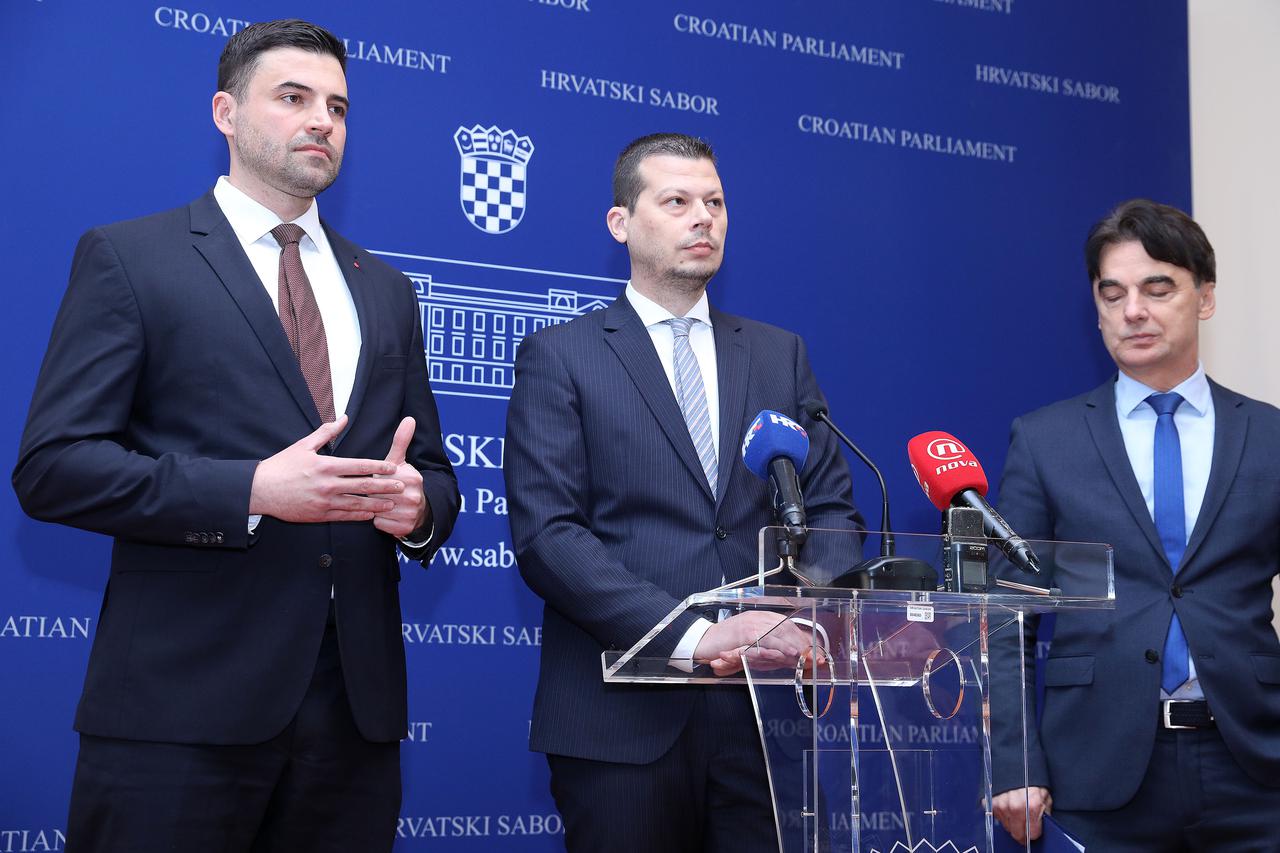 Zagreb: U Saboru je održana konferencija za medije Kluba zastupnika SDP-a