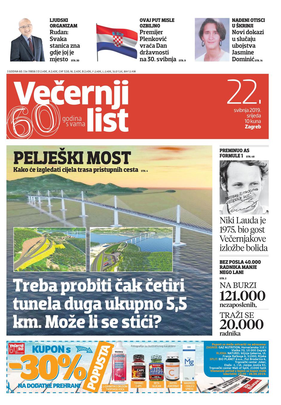 Naslovnica 22.05.2019.