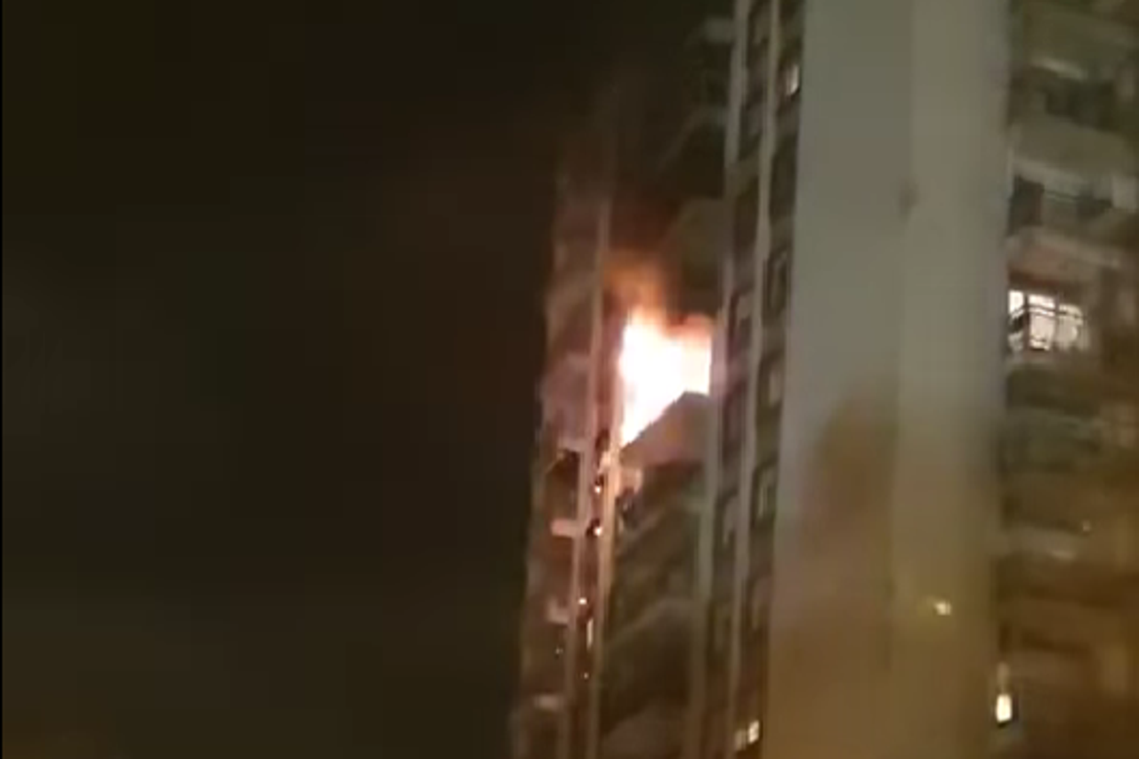 Ravnice: Požar na balkonu