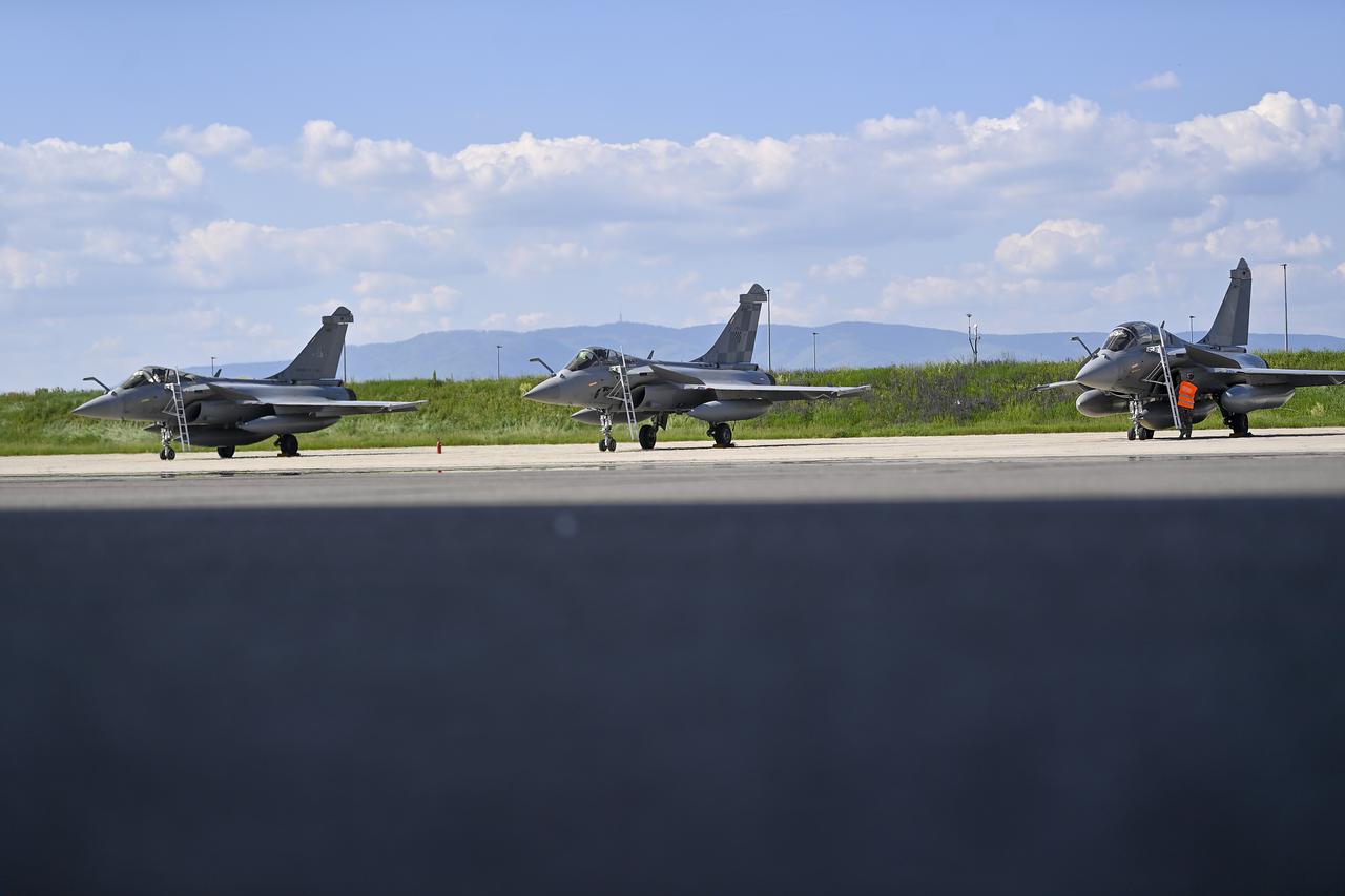 Zagreb: Vojni zrakoplovi Rafale spremni za međunarodnu vježbu PEGASE 25 