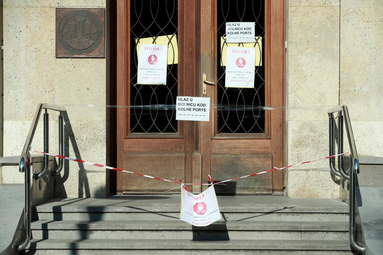 Zagreb: Postrožene mjere ulaska u prostor KBC Sestre milosrdnice