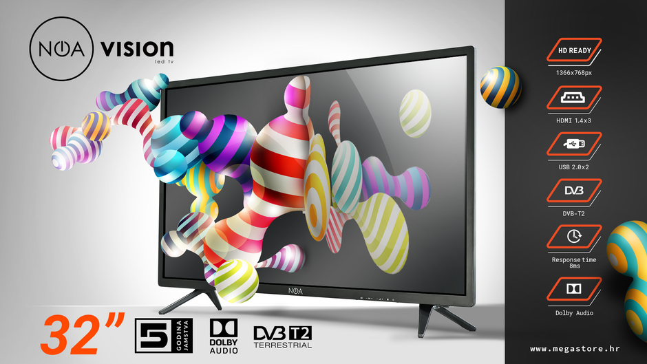 NOA Vision LED televizori