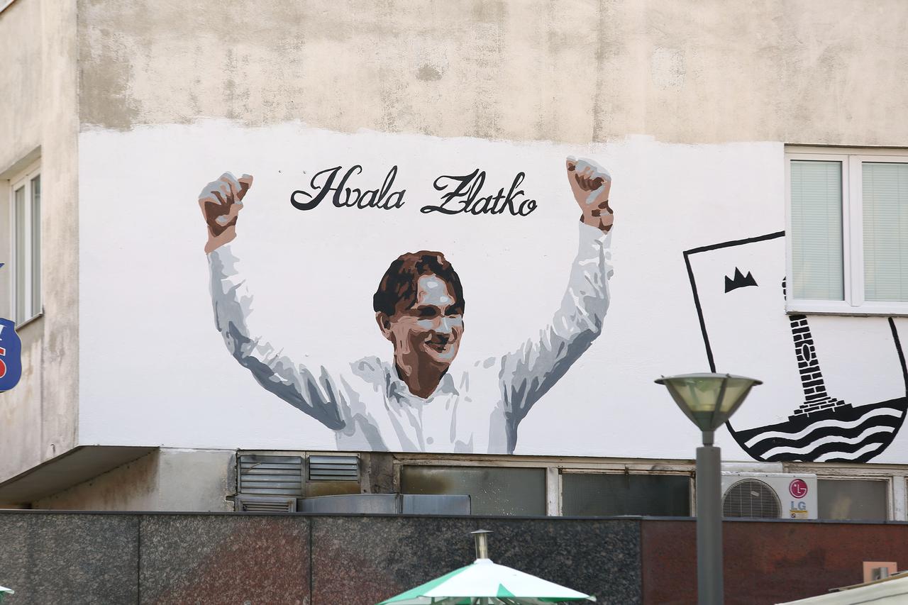 Mural posvećen Zlatku Daliću