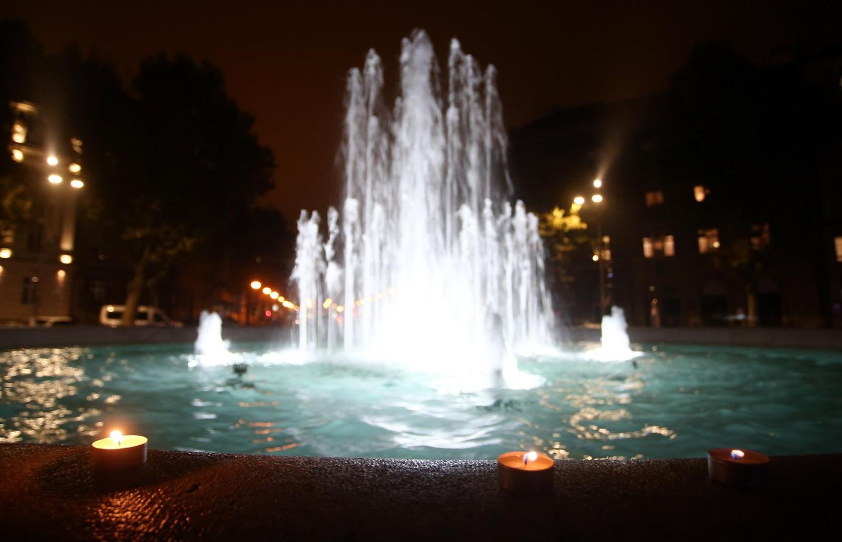 09.11.2020., Zagreb -  Antifasisticka liga RH organizirala skup sjecanja na Kristalnu noc.
Photo: Matija Habljak/PIXSELL