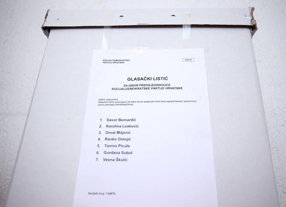 Zagreb: Članovi SDP-a po principu jedan član jedan glas biraju novog čelnika stranke