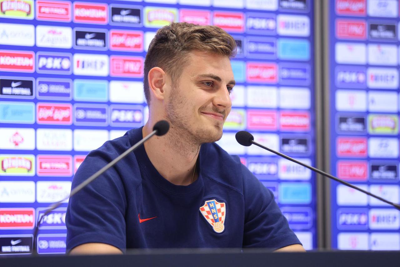 Rijeka: Konferencija za medije hrvatske nogometne reprezentacije 