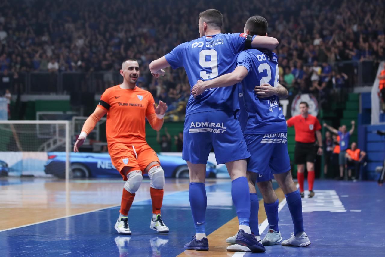 Zagreb: Peta utakmica finala HMNL između Futsal Dinama i Olmissuma