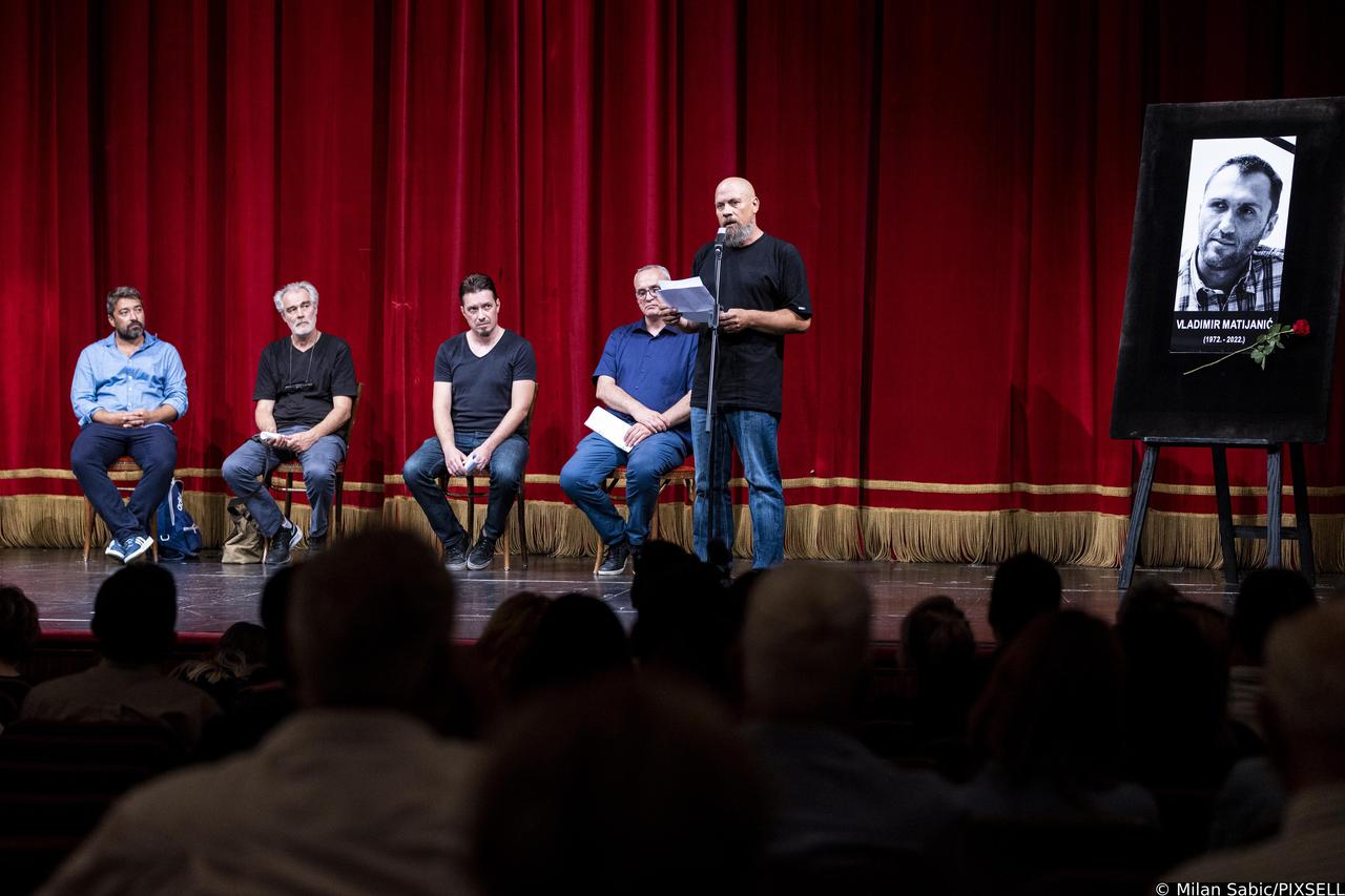 Split: Komemoracija za novinara Vladimira Matijanića