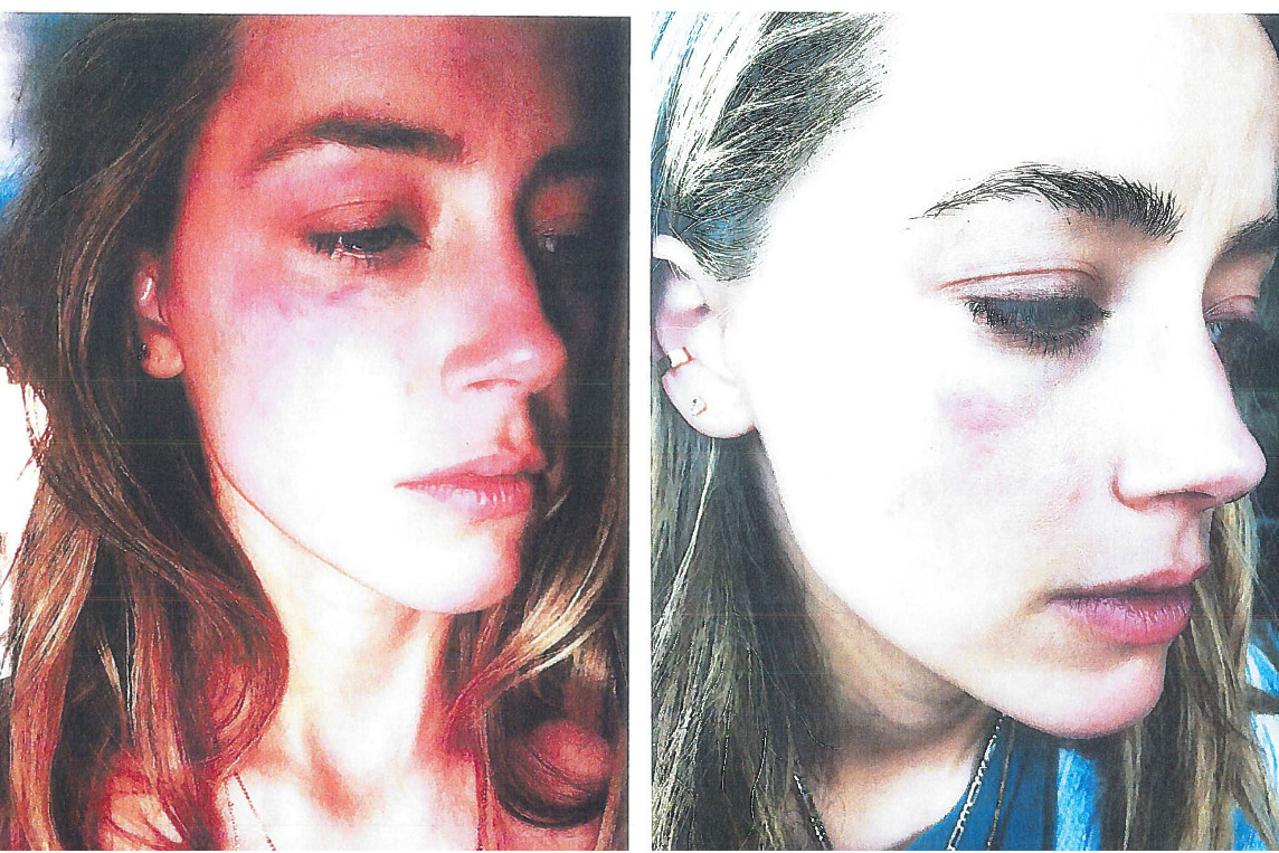 Amber Heard s masnicama na licu