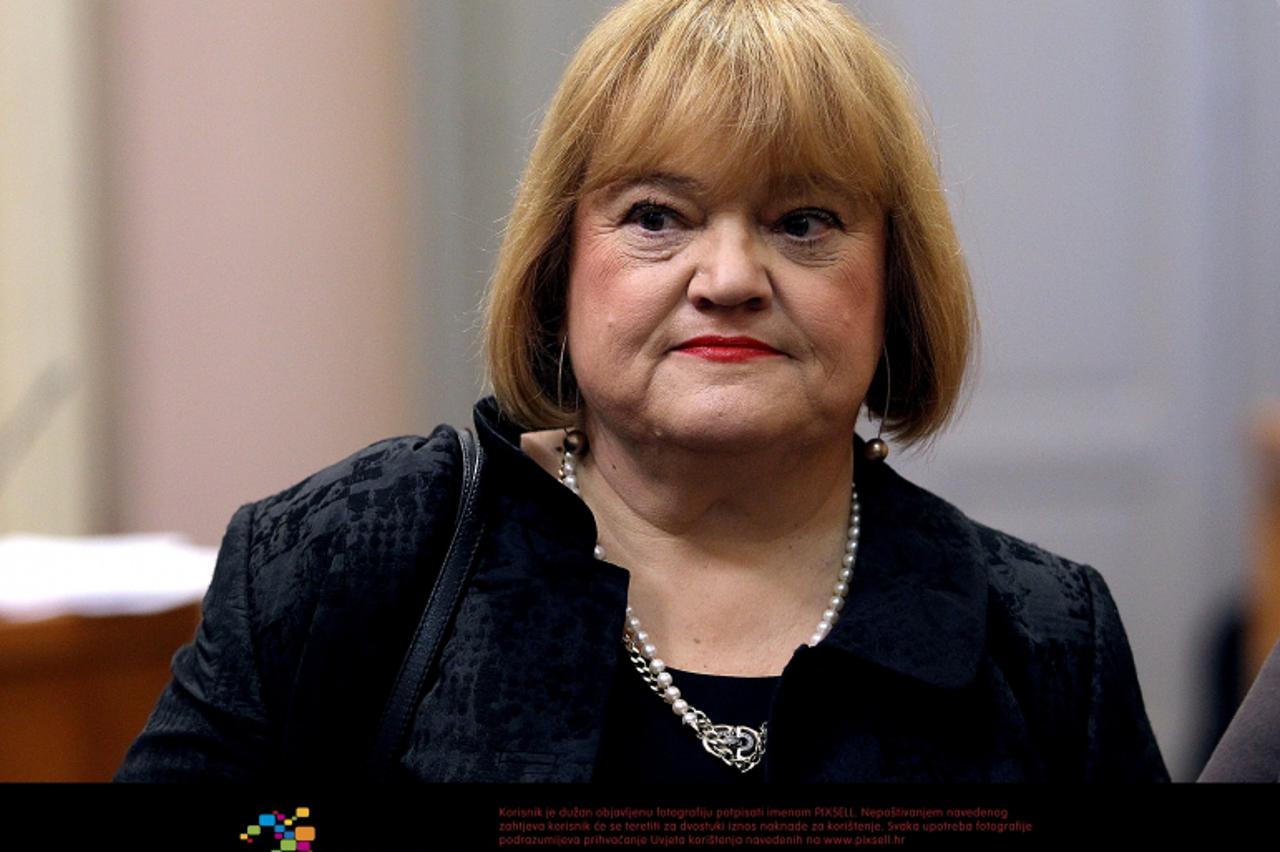 '16.11.2012., Zagreb - Sjednica Sabora RH. Anka Mrak - Taritas. Photo: Goran Stanzl/PIXSELL'