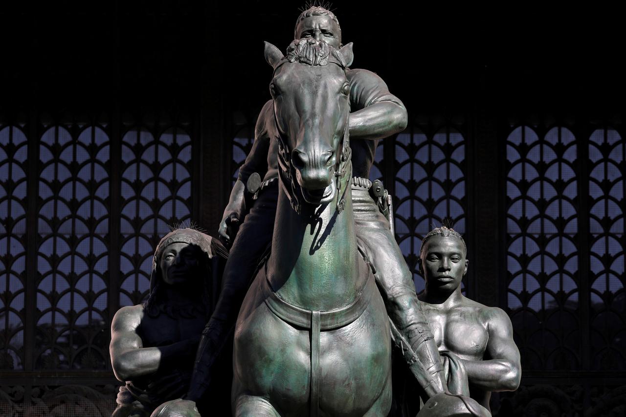 Statue of Theodore Roosevelt outside American Museum of Natural History in New York to be removed amid anti-racism protests across United States