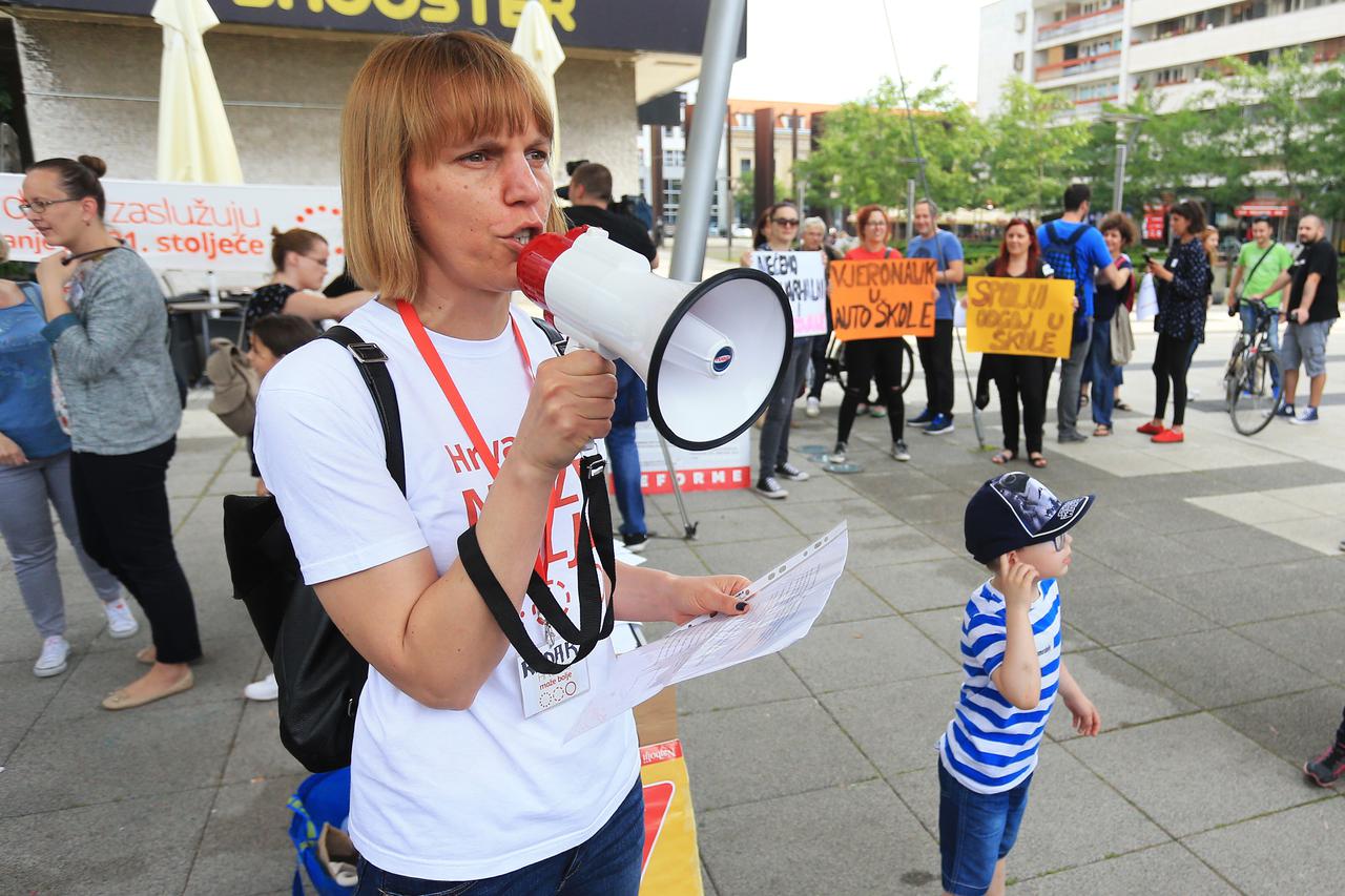 Zagreb: Prosvjednici došli do Trga kralja Tomislava