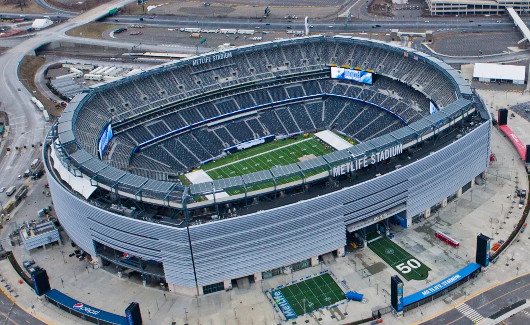 MetLife Stadium u New Jerseyju, mjesto na kojem će se 19. srpnja igrati finale Svjetskog prvenstva.