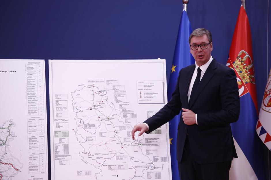 Beograd: Srpski predsjednik Aleksandar Vučić obratio se medijima nakon brojnih optužbi prema Hrvatskoj