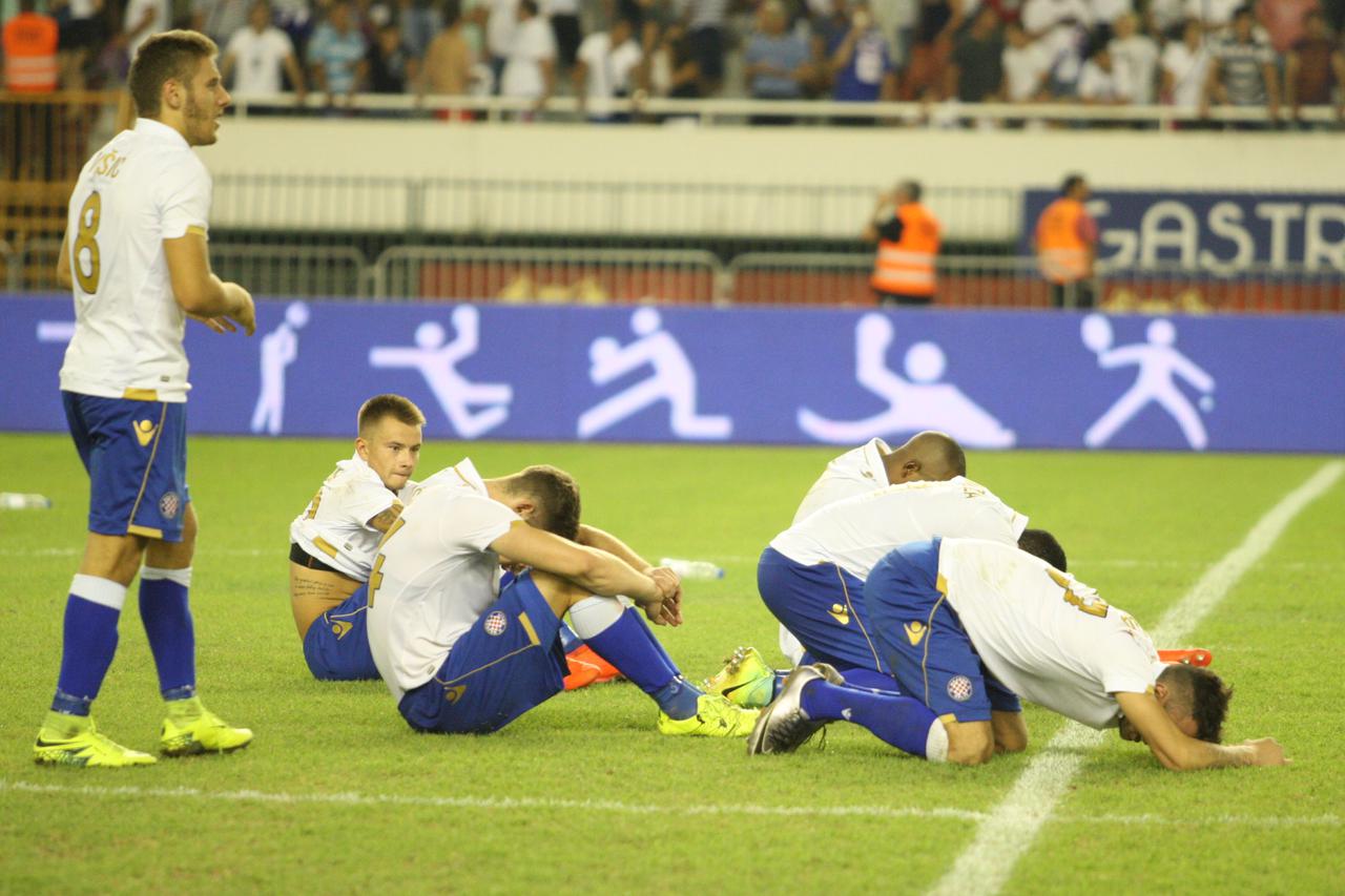 25.08.2016., Split - Uzvratna utakmica play off-a Europske lige u Poljudu izmedju Hajduka i Maccabija iz Tel Aviva. Photo: Ivo Cagalj/PIXSELL