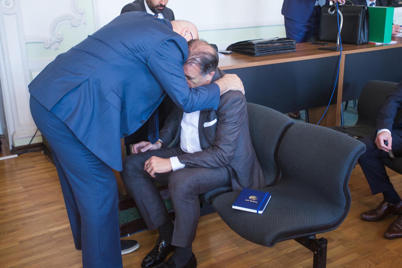 Zdravko Mamić i osumnjičeni na sudu u Osijeku