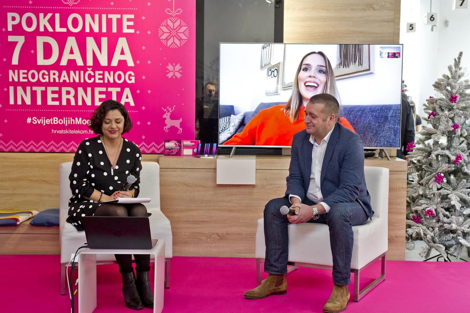 Live streaming predstavljanja božićne kampanje i Frankinog novog spota