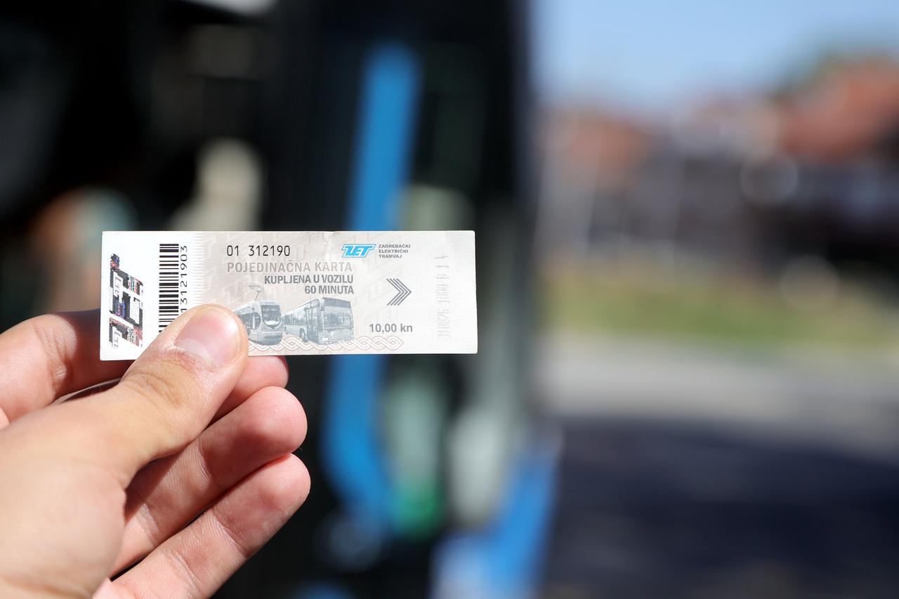 Zagreb: Cijene vozne karte u ZET-u