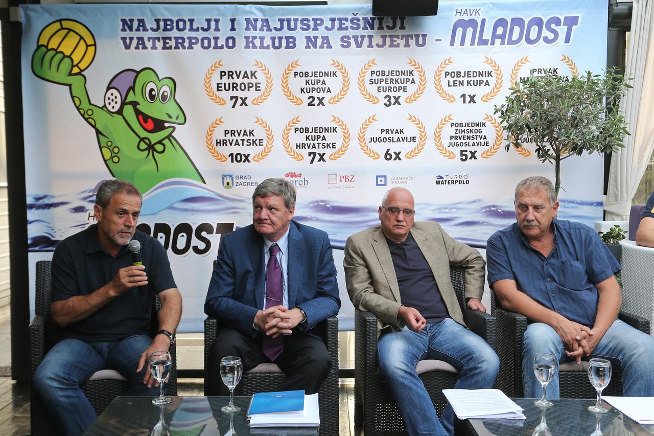 26.08.2013., Zagreb - Na konferenciji za medije HAVK Mladost predstavljen je novi predsjednik kluba Milan Bandic, najavljen program restruktuiranja i sanacije kluba te su najavljena nova pojacanja za nadolazecu sezonu 2013./14. Photo: Igor Kralj/PIXSELL