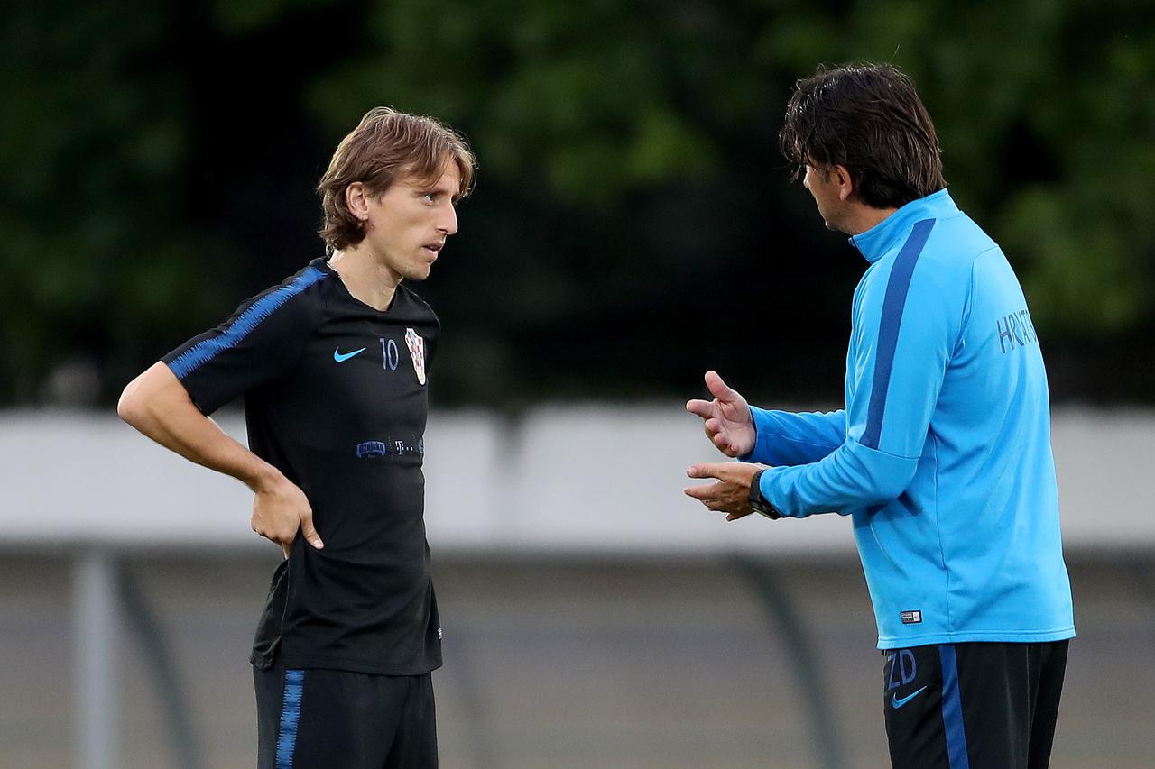 Luka Modrić Zlatko Hrvatska trening