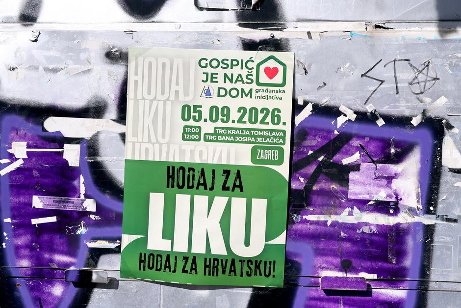 Zagreb: Sutra je prosvjed "Hodaj za Liku"