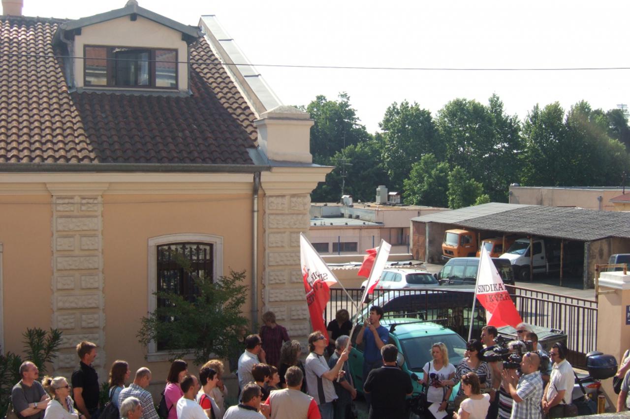 prosvjed sindikati
