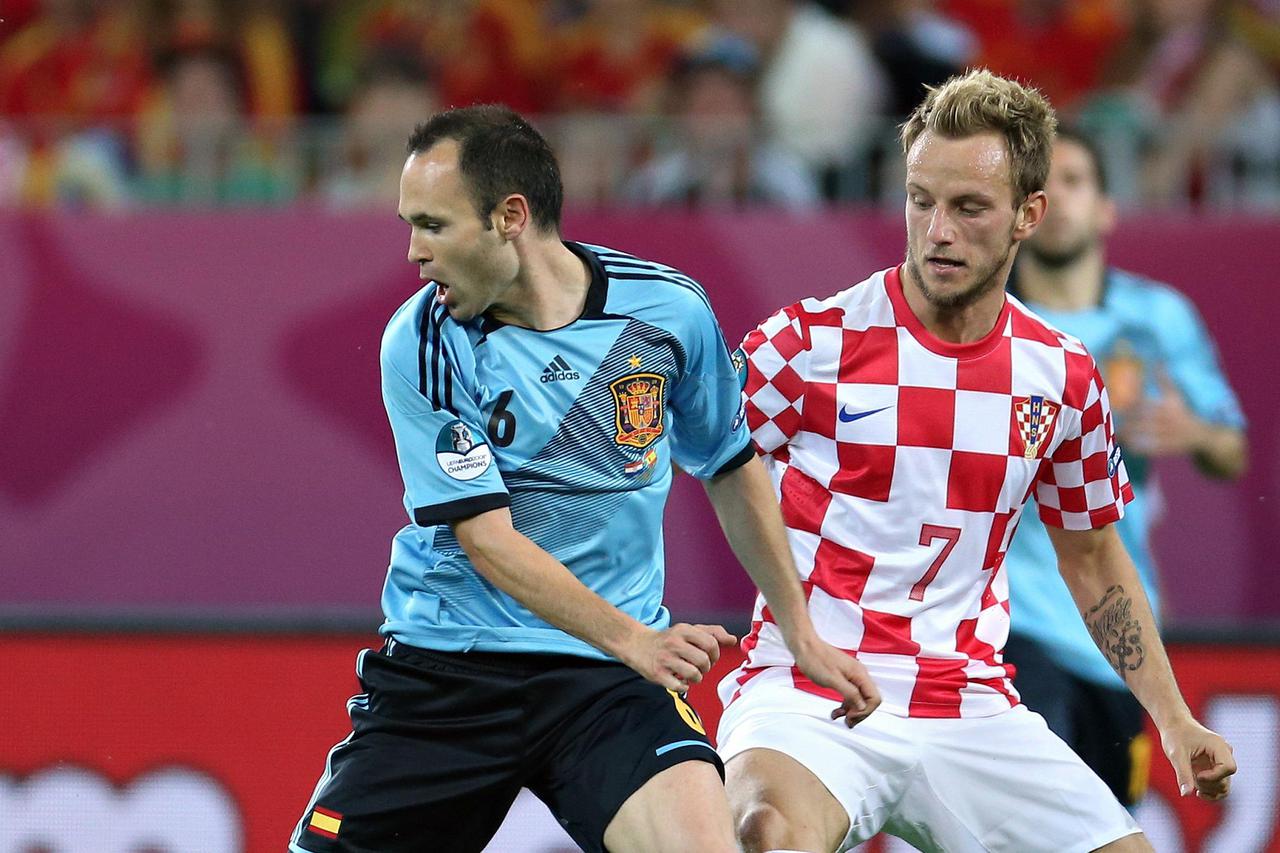 Ivan Rakitić i Andres Iniesta