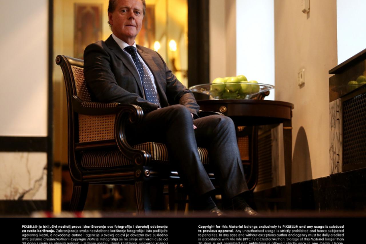 '29.08.2013., Zagreb - Rune Eng, predsjednik uprave norveske tvrtke Spectrum koja ce istrazivati zalihe nafte. Photo: Slavko Midzor/PIXSELL'