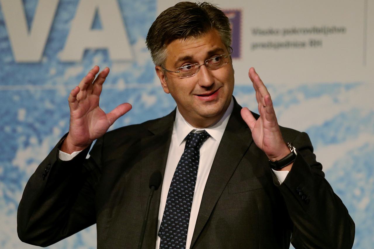 Zagreb: Andrej Plenković i Kolinda Grabar-Kitarović na konferenciji "Dan velikih planova"