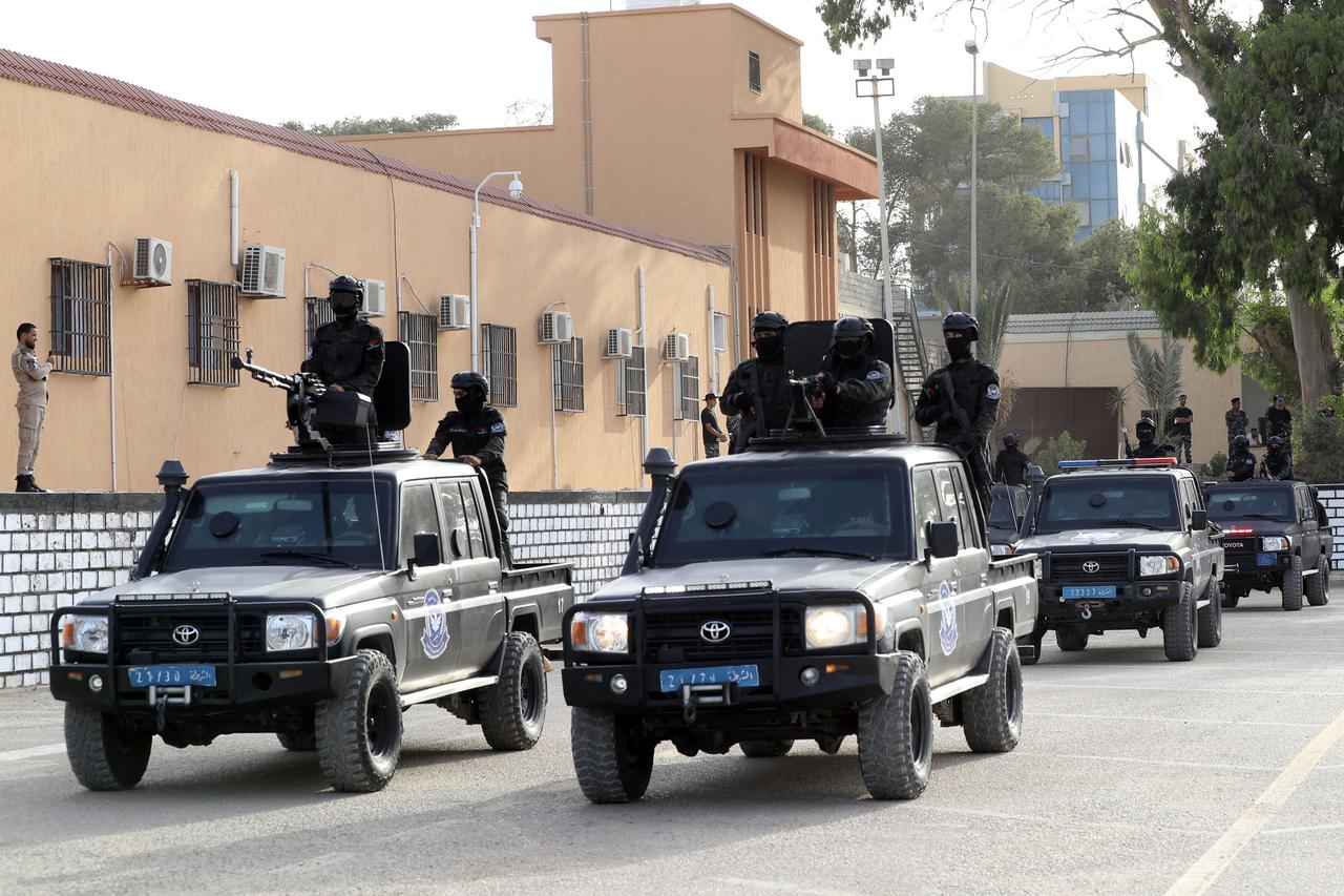 LIBYA-TRIPOLI-RIOT POLICE-SKILL DEMONSTRATION