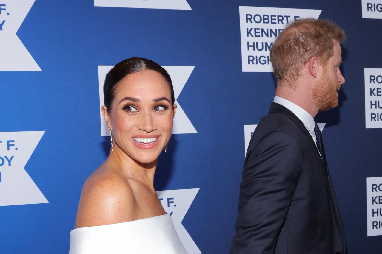 The Duke and Duchess of Sussex, Harry and Meghan, attend the 2022 Robert F. Kennedy Human Rights Ripple of Hope Award Gala in New York City