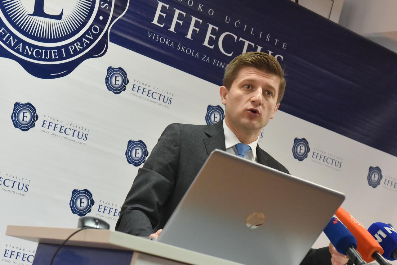 Zagreb: Ministar Marić održao predavanje na Visokom učilištu Effectus