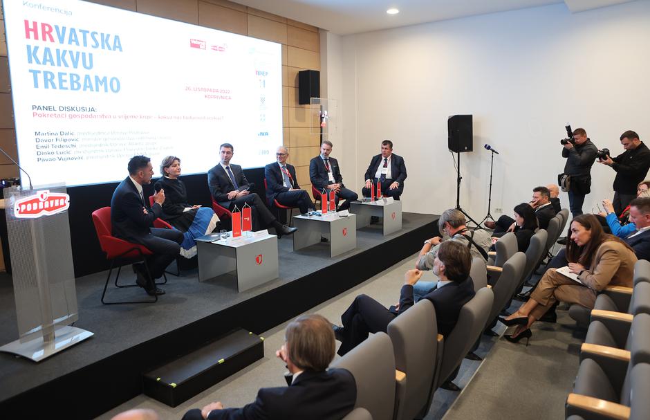 Koprivnica: Konferencija "Hrvatska kakvu trebamo", panel: "Pokretači gospodarstva u vrijeme krize"