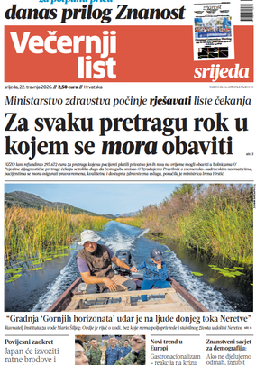 Naslovnica 22.04.2026.