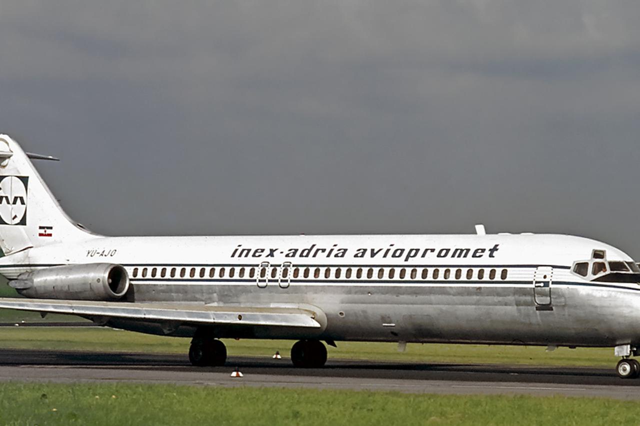 Zrakoplov DC-9 koji je bio u nesreći 1974. godine