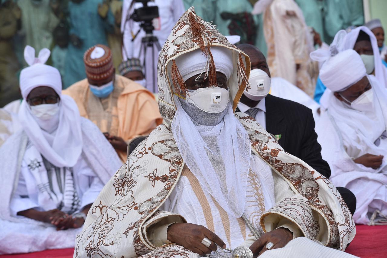 Emir of Kano during Eid Fitr prayer - Nigeria