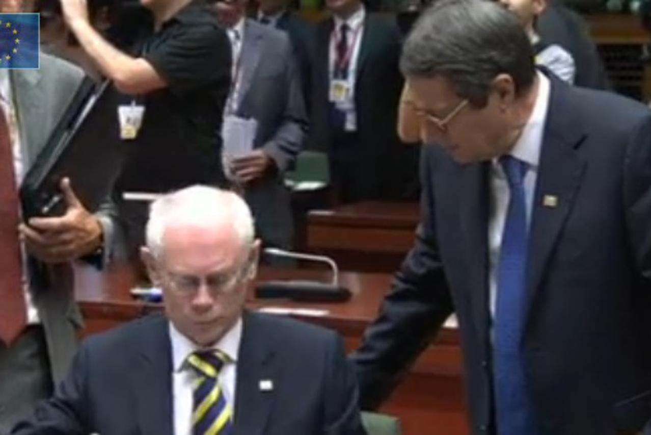 Van Rompuy i Nicos Anastasiades