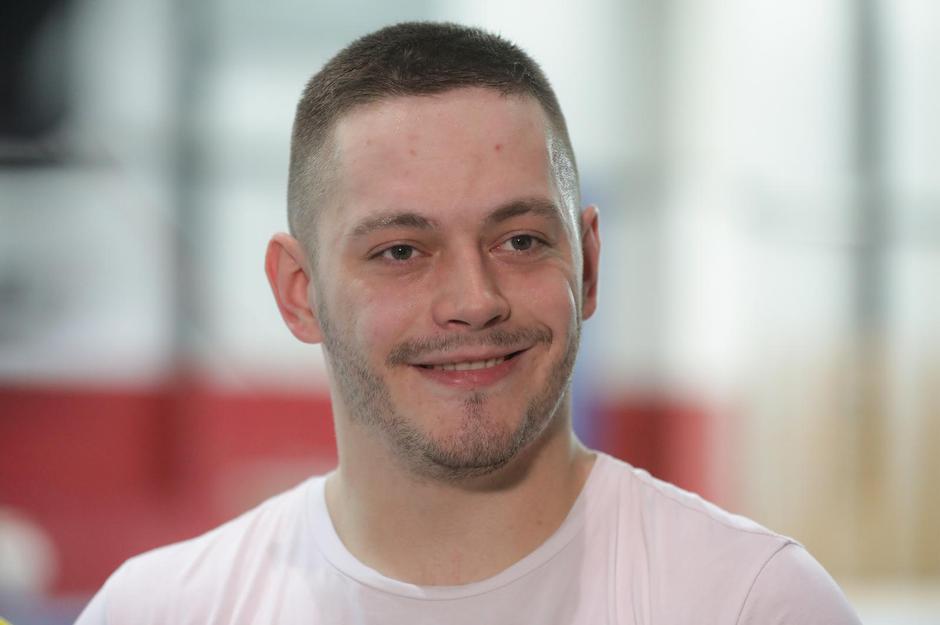 Zagreb:  Tin Srbić uoči odlaska na Svjetsko prvenstvo u Liverpool,  odradio trening te dao izjavu za medije