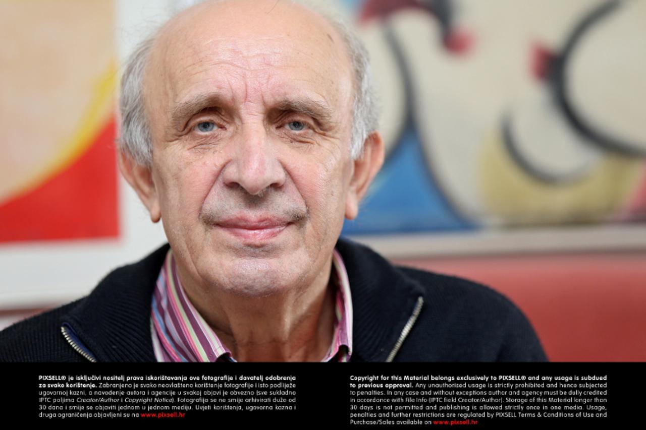 '11.10.2012., Zagreb - Miroslav Lilic, voditelj i urednik prvih Dnevnika, covjek koji je objavio Titovu smrt i bivsi glavni urednik HRT-a.  Photo: Igor Kralj/PIXSELL'