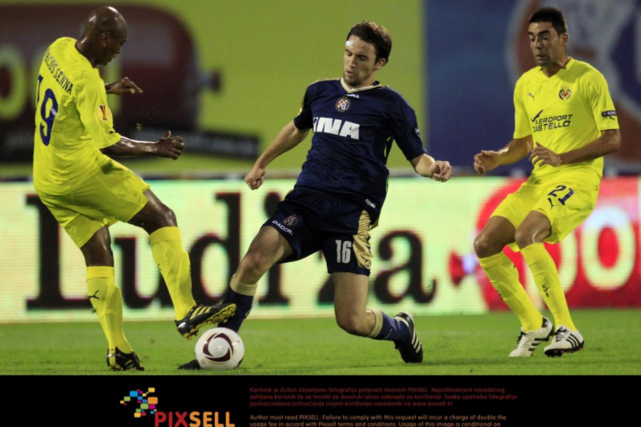 \'16.09.2010., Stadion Maksimir, Zagreb - Europska liga, skupina D, Dinamo - Villarreal. Milan Badelj. Photo: Slavko Midzor/PIXSELL\'
