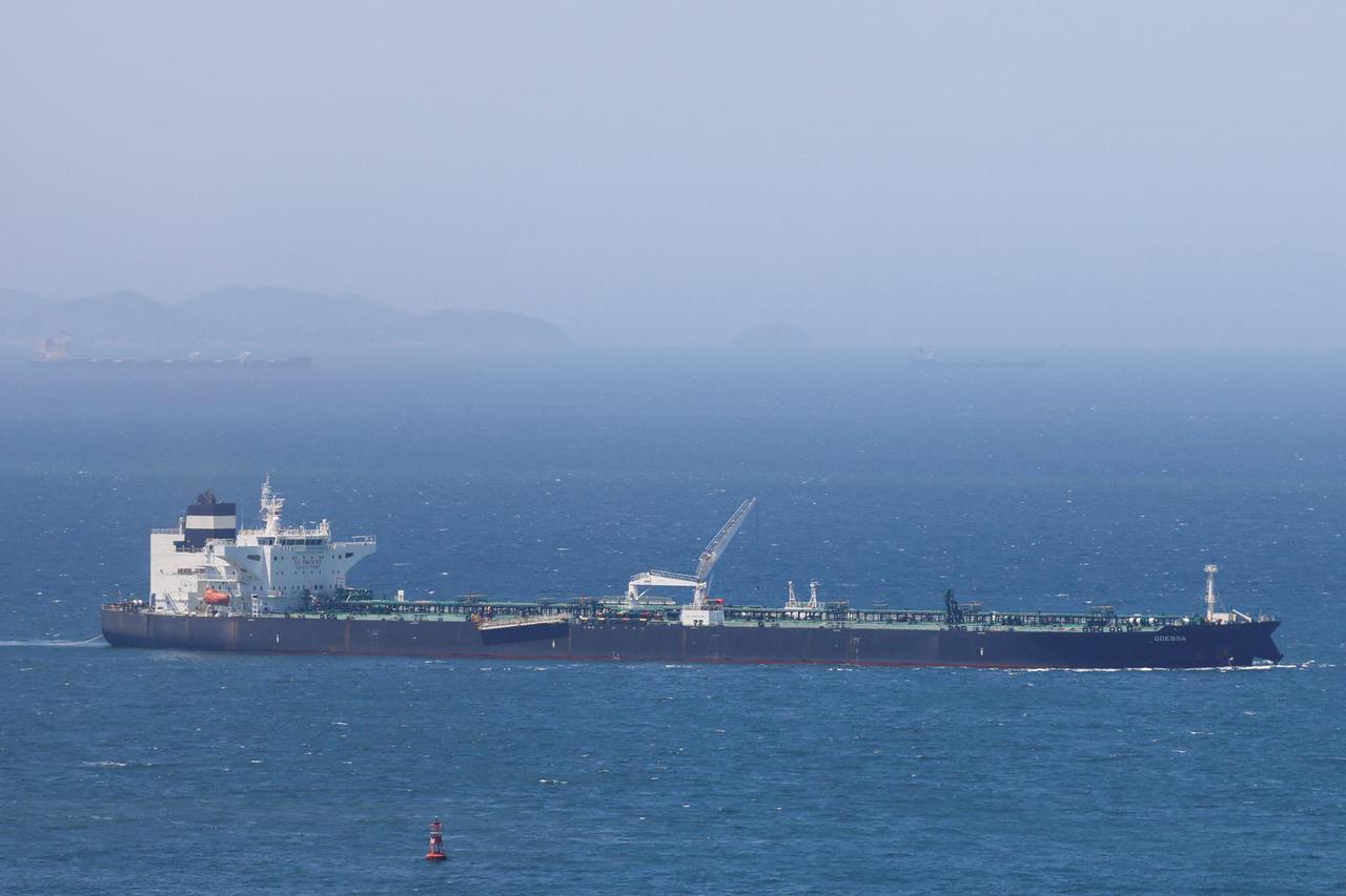 Crude tanker ODESSA carrying UAE crude after passing through the Strait of Hormuz arrives in Seosan