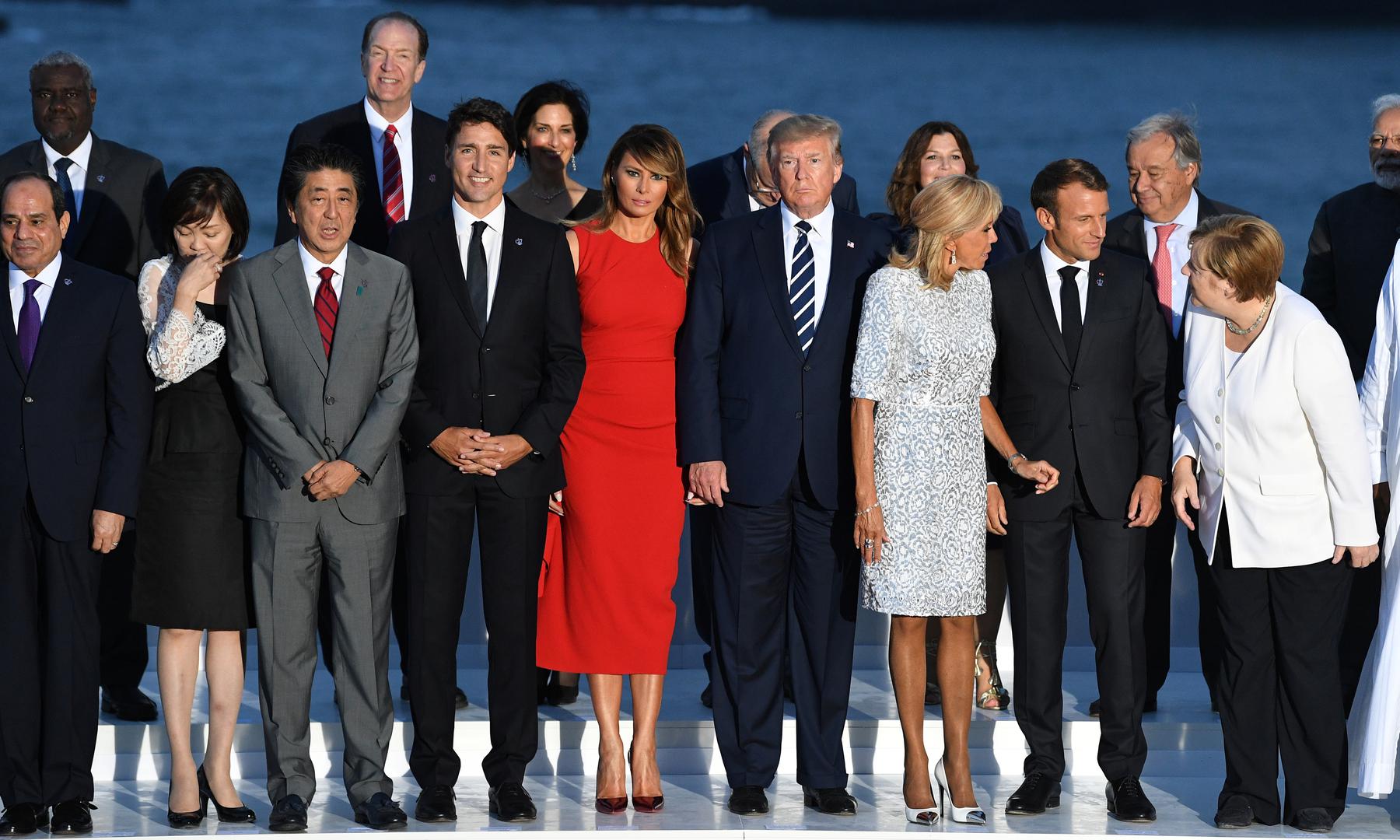 Čelnici zemalja G7 na summitu u Biarritzu