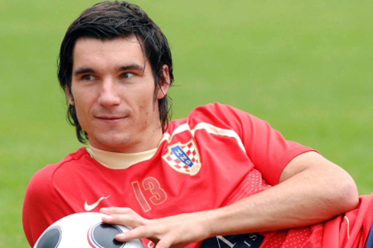 'sport......austrija.....17.06.2008.  bad tatzmannsdorf , oberwart - hrvatska reprezentacija na europskom prvenstvu 2008 u austriji i svicarskoj/ otvoren trening/ nikola pokrivac     foto: marko lukun