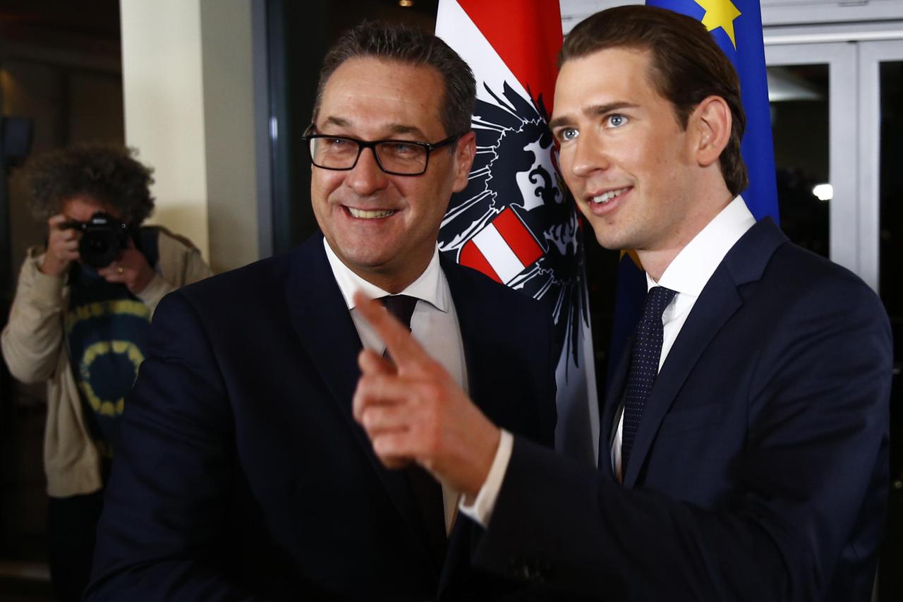 Sebastian Kurz i Heinz-Christian Strache